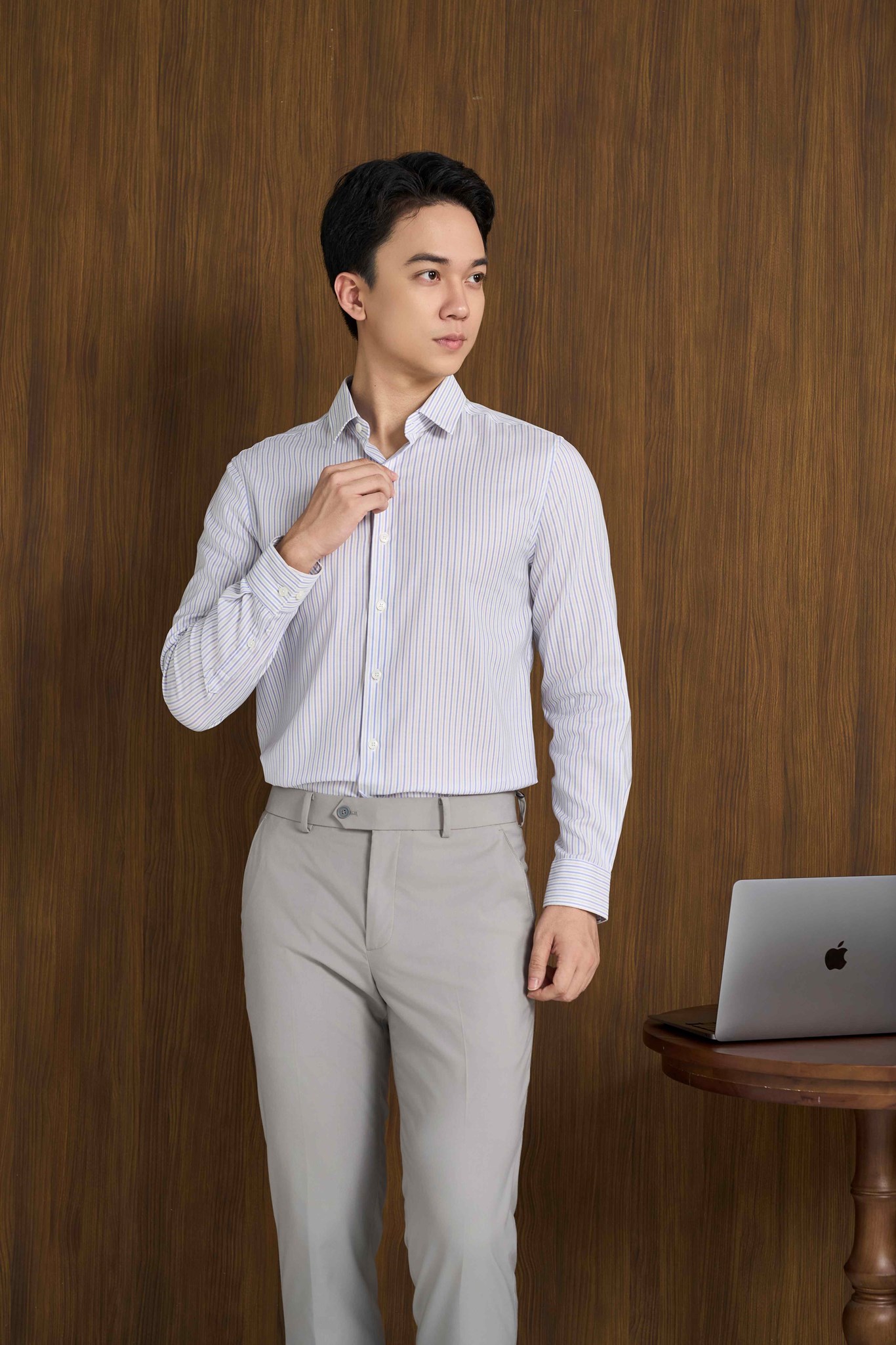 Ảnh của Áo sơ mi dài tay cao cấp Veri Peri Dugarco - 238SMB22051